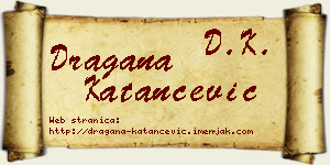 Dragana Katančević vizit kartica